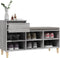 vidaXL - Schoenenkast - 102x36x60 - cm - bewerkt - hout - sonoma - grijs