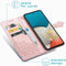 iMoshion Hoesje Geschikt voor Samsung Galaxy A53 Hoesje Met Pasjeshouder - iMoshion Mandala Bookcase - Rosé Goud