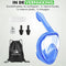 Travelhawk Snorkelset Kinderen - Full Face Mask - Anti-condens - Blauw