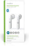 Nedis Volledig Draadloze Oordopjes - Bluetooth - Maximale batterijduur: 2.5 uur - Aanraakbediening - Charging case - Ingebouwde microfoon - Ondersteuning voor spraakbesturing - Wit