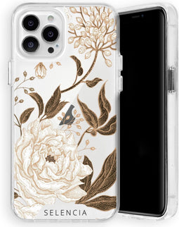 Selencia Hoesje Geschikt voor iPhone 13 Pro Max Hoesje - Selencia Zarya Fashion Extra Beschermende Backcover - goud
