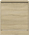 Schoenenkast 60x42x69 cm bewerkt hout sonoma eikenkleurig