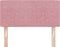 vidaXL - Hoofdbord - met - Kristallen - Knopen, - Geplooid, - Roze, - 100 - cm, - Fluweel