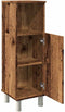 vidaXL - Badkamerkast - 30x30x95 - cm - bewerkt - hout - oud - houtkleurig