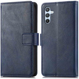 imoshion Samsung Galaxy A34 (5G) - Luxe Bookcase - 3 Pasjes - Donkerblauw