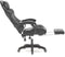 VDD Gaming - Game stoel - Gaming - Bureaustoel - Met Nekkussen & Verstelbaar Rugkussen - Met Voetsteun -Silicone Game Stoel - Draaistoel - Zwart