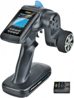 Carson Modellsport Reflex Wheel Pro III LCD 2.4 GHz RC pistoolzender 2,4 GHz Aantal kanalen: 3 Incl. ontvanger