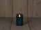 1x Antiek groene LED kaars / stompkaars 12,5 cm - Luxe kaarsen op batterijen met bewegende vlam