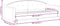 vidaXL - Slaapbank - 80x200 - cm - stof - zwart