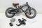 Deryan Luxe Kinderfiets 12 inch - 3-in-1 - Verstelbaar zadel - Zwart
