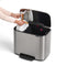 Brabantia Bo - Pedaalemmer - 11 + 23 liter - Matt Steel Fingerprint Proof