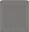vidaXL - Tuinopbergbox - Lichtgrijs - 55x53x57 - cm - PP