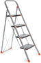 Toolland Stepix - Vouwladder 4 treden - Inklapbaar met hoge beugel en antislip - Metaal draagvermogen 150 kg