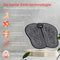 Nuvance Voetmassage Apparaat - EMS Massage Mat - 6 Massagestanden - Draadloos
