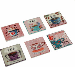 Versa Onderzetters Versa Tea (10 X 10 Cm) (6 Onderdelen)