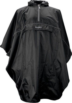 Ralka Poncho - Regenponcho - Waterkolom 2000 mm - Zwart - One size