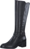 TAMARIS Core Dames Enkellaarzen - Touch-it binnenzool - Zwart