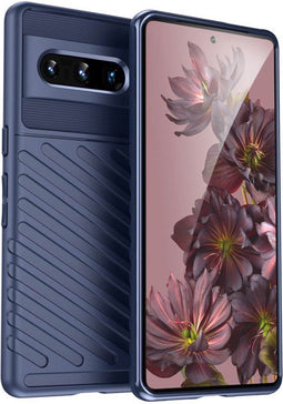 iMoshion Hoesje Geschikt voor Google Pixel 7 Pro Hoesje Siliconen - iMoshion Thunder Backcover - Blauw