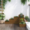 vidaXL - Plantenbak - 4-laags - 80,5x79x36 - cm - grenenhout - honingbruin