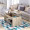 Ophefbare Salontafel Happy Ek (100 x 50 x 44,6 cm)