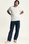LEBASQ Miles' T-shirt - 3 pack - Crew Neck - Extra lang - Wit - L (3-pack)