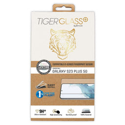 Muvit for Change Galaxy S23 Plus 5G - Schermbeschermer - Krassenbescherming - Zwart
