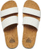 Reef Cushion Bounce Vista Hi - Dames Slippers - Veganistisch leer - Wit - Maat 42.5