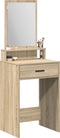 vidaXL - Kaptafel - met - Lades - - - Sonoma - Eik, - 50x41x140 - cm