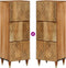 vidaXL - Hoge - kast - 40x33x110 - cm - massief - mangohout