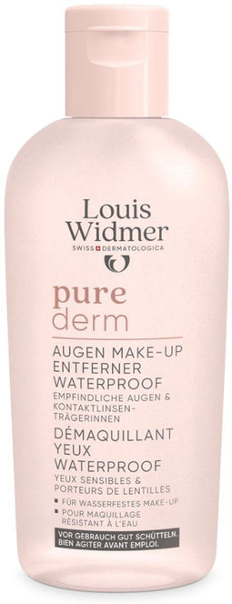 Louis Widmer Purederm - Oogmake-up Reiniging Waterproof - Zonder parfum - 150 ml