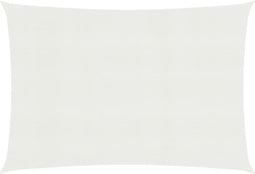 vidaXL - Zonnezeil - 160 - g/m² - 2,5x3,5 - m - HDPE - wit