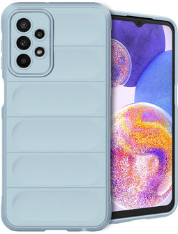 imoshion Hoesje - Geschikt voor Samsung Galaxy A23 (5G) - EasyGrip Backcover - Lichtblauw