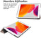 iMoshion Tablet Hoes Geschikt voor iPad 8 (2020) 8e generatie / iPad 7 (2019) 7e generatie / iPad 9 (2021) 9e generatie - iMoshion Trifold Bookcase - Goud