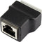 TRU COMPONENTS LT-RJSTA RJ45-bus met stekkeraansluiting 1243970 Bus, inbouw verticaal Zwart 1 stuk(s)