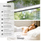 tectake® Insectenwerend Rolgordijn - 110 x 160 cm - Oprolbaar Muggengordijn - Inkortbaar - Aluminium