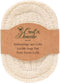 Croll & Denecke Zeephouder - Natuurlijk zeepkussentje - 100% Composteerbaar – Wasmachine veilig – 12 x 8 cm – Loofah – Set van 3