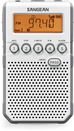 Sangean DT-800 - Portable Radio/DAB(+) - AM/FM - Wit