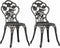 vidaXL - Bistrostoelen - 2 - st - gietaluminium - bronskleurig