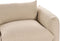 LUVOS - Driezitsbank - Lichtbeige - Polyester