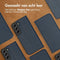 Accezz Galaxy S22 - Premium Leather Slim Bookcase - Echt Nappa leer - Donkerblauw