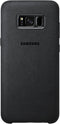 Samsung Galaxy S8+ - Alcantara Cover - Schokbestendig - Zilver