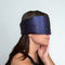 PurelyGoods® Zijden Slaapmasker - Oogmasker - 22 Momme 6A Moerbei Zijde - Verduisterend Donkerblauw