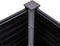 vidaXL - Plantenbak - verhoogd - 300x50x54 - cm - HKC - grijs