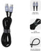 SUBBLIM SUBCAB-C10001 USB-kabel USB 2.0 1 m USB C Zwart