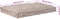 vidaXL - Palletkussen - Lichtbruin - 120x80x12 - cm - Stoffen