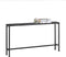 SoBuy FSB19-SCH - Consoletafel - Zwart Marmerlook 120x20x65cm - Smal Design Hout/Metaal