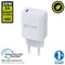 Muvit MCACC0038 - Oplader - USB-C 25 W - EU-stekker