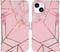 iMoshion Hoesje Geschikt voor iPhone 14 Hoesje Met Pasjeshouder - iMoshion Design Softcase Bookcase - Roze / Pink Graphic
