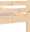 vidaXL - Bedframe - massief - hout - 90x200 - cm