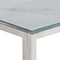 vidaXL - Wandtafel - roestvrijstaal - en - gehard - glas - zilverkleurig